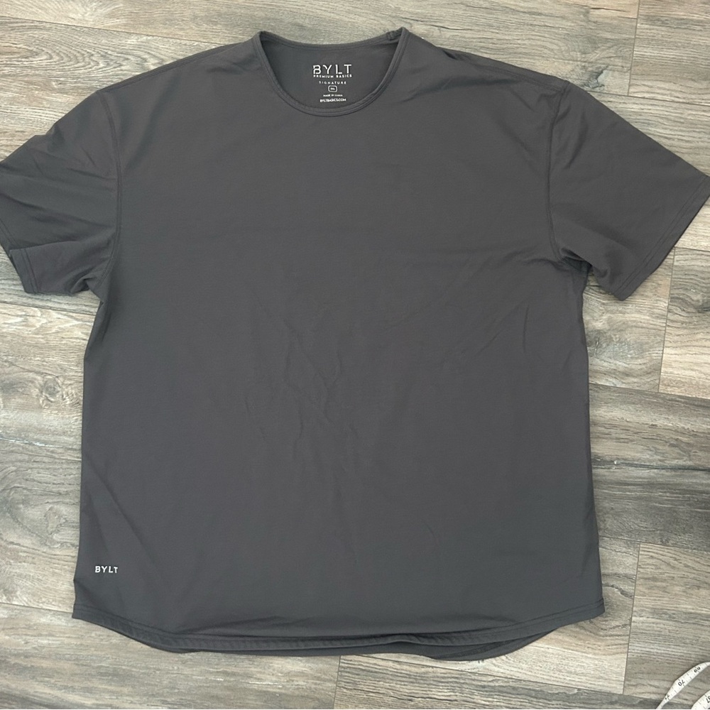 Bylt basics signature gray short sleeve shirt size 3XL